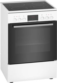 Cuisinière Vitrocéramique 4 Feux 66l Blanc - Hkr39i120