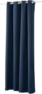 1 Pièce Rideau Occultant à Oeillets Pour Fenêtre Porte. Thermique Isolant.135x225cm.bleu Foncé