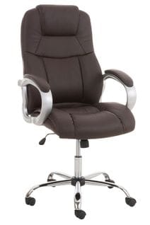 Fauteuil De Bureau Big Apoll Similicuir Marron