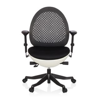 Siège De Bureau De Qualité Professionnelle Corvent Noir/blanc