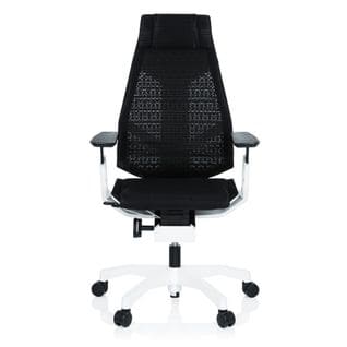 Siège De Bureau Haut De Gamme Genidia Pro White Noir