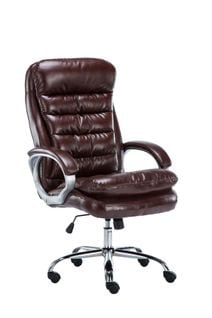 Fauteuil De Bureau Big Vancouver Similicuir Bordeaux