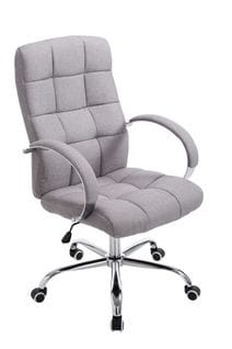 Fauteuil De Bureau Mikos Tissu Gris