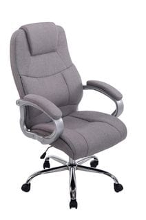 Fauteuil De Bureau Xl Apoll Tissu Gris