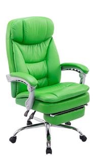 Fauteuil De Bureau Xl Troy Similicuir Vert