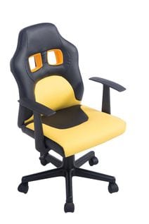 Fauteuil De Bureau Fun Pour Enfants Noir / Jaune