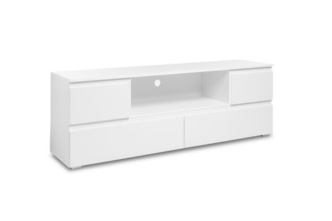 Meuble TV LUMIA 160cm blanc