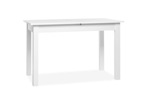 Table avec allonge 120/160 cm DORA Blanc