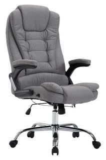 Fauteuil De Chef Thor En Tissu Gris