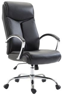 Fauteuil De Bureau Xl Vaud Similicuir Noir