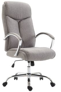 Fauteuil De Bureau Xl Vaud Tissu Gris