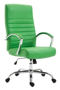 Fauteuil De Bureau Xl Valais Similicuir Vert