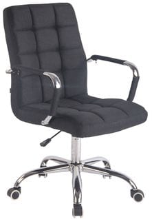 Fauteuil De Bureau Deli Tissu Noir