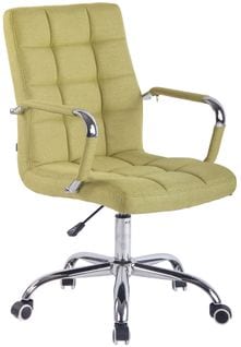 Fauteuil De Bureau Deli Tissu Vert