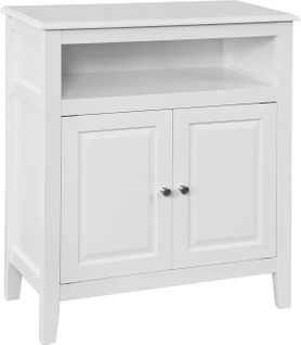 Meuble Bas De Salle De Bain Armoire Toilette Buffet Commode – Blanc, Frg204-w