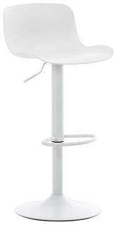 Tabouret De Bar Almada En Plastique Blanc