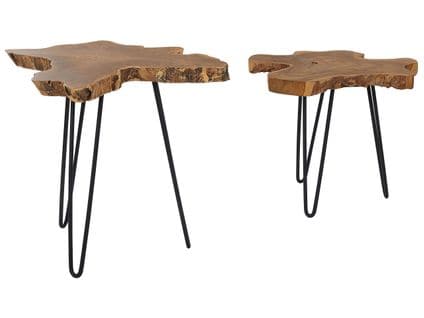 Lot De 2 Tables Basses En Bois Camrose