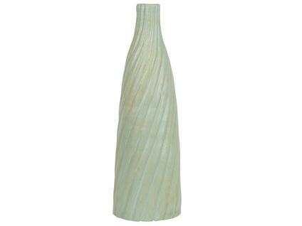Terre Cuite Vase Décoratif 54 Cm Vert Doré Florentia