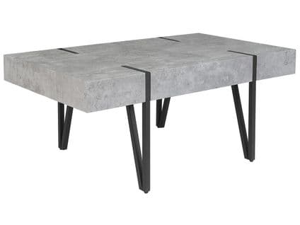 Table Basse Effet Béton Gris Clair Adena