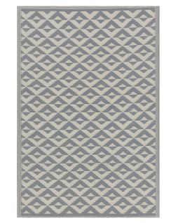 Tapis Extérieur Au Motif Géométrique Gris 120 X 180 Cm Bihar