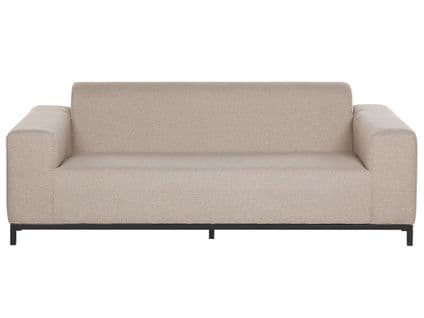 Canapé De Jardin Polyester Beige Rovigo