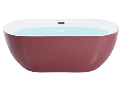 Baignoire Îlot Rouge Bordeaux 170 X 80 Cm Carrera