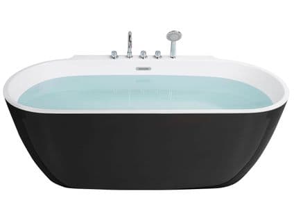 Baignoire Îlot Noire 170 X 80 Cm Rotso