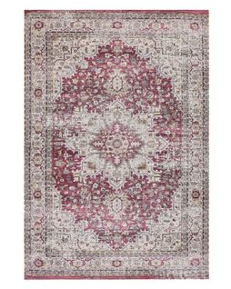 Tapis Rouge Et Beige 140 X 200 Cm Arhavi