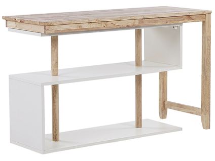 Bureau Réglable 120 X 45 Cm Blanc Chandler