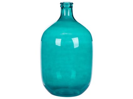 Verre Vase Décoratif 48 Cm Bleu Samosa