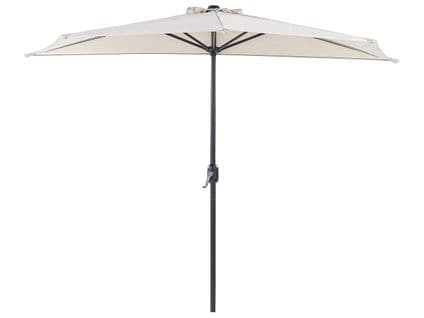 Parasol De Jardin Semi-circulaire 270 Cm Beige Galati