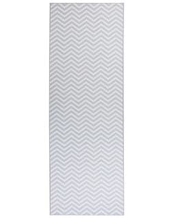 Tapis Blanc Et Gris 70 X 200 Cm Saikheda