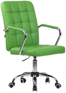 Fauteuil De Bureau Terni Vert/similicuir