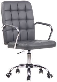 Fauteuil De Bureau Terni Gris/similicuir