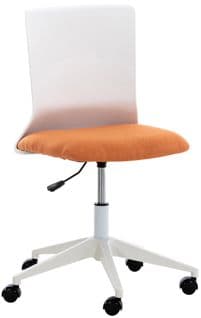 Chaise De Bureau Originale Apolda Orange/tissu