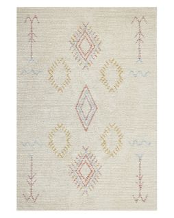 Tapis En Coton 140 X 200 Cm Beige Bettiah