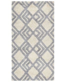 Tapis En Coton 80 X 150 Cm Beige Et Gris Nevsehir