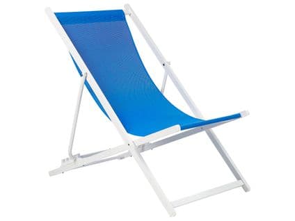 Chaise Longue Métal Bleu Locri Ii