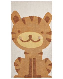 Tapis En Coton à Motif De Tigre Multicolore 80 X 150 Cm Sigli