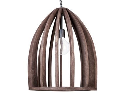 Lampe Suspendue En Bois De Manguier Foncé Manair