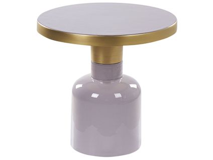 Table D'appoint En Métal Violet D 45 Cm Lomita