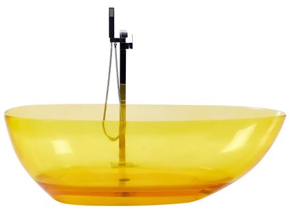 Baignoire Îlot Jaune 169 X 78 Cm Blancarena