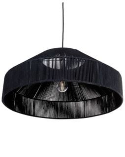 Lampe Suspendue En Cordes Noir Iguamo