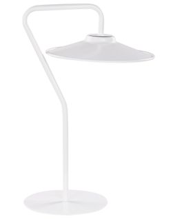 Lampe De Table LED Métal Blanche Galetti