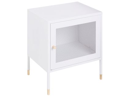 Table De Nuit 45 X 35 X 51 Cm Blanc Ossett