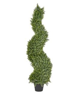 Plante Artificielle 126 Cm Cypress Spiral Tree