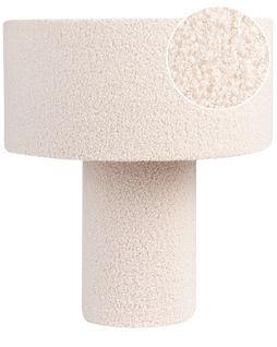 Lampe à Poser Bouclé Beige Lalana