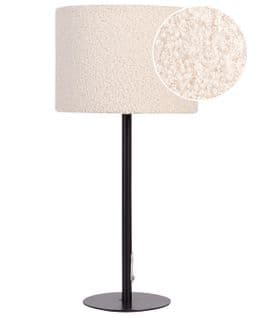 Lampe à Poser En Bouclé Beige Vinazco