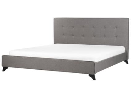 Lit Double 180 X 200 Cm Gris Ambassador