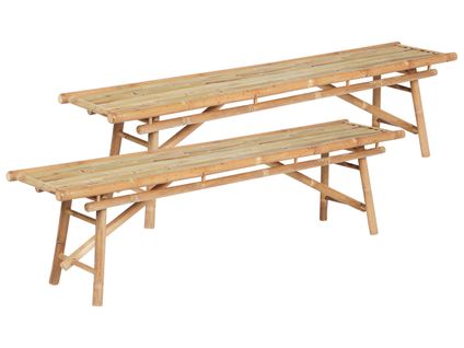 Banc Bois 180 Cm Bois Clair Tindari